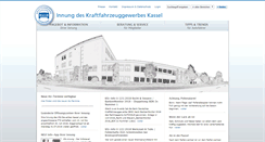 Desktop Screenshot of kfz-innung-kassel.de